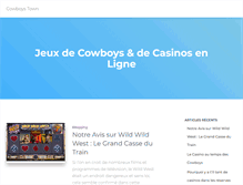 Tablet Screenshot of cowboystown.com